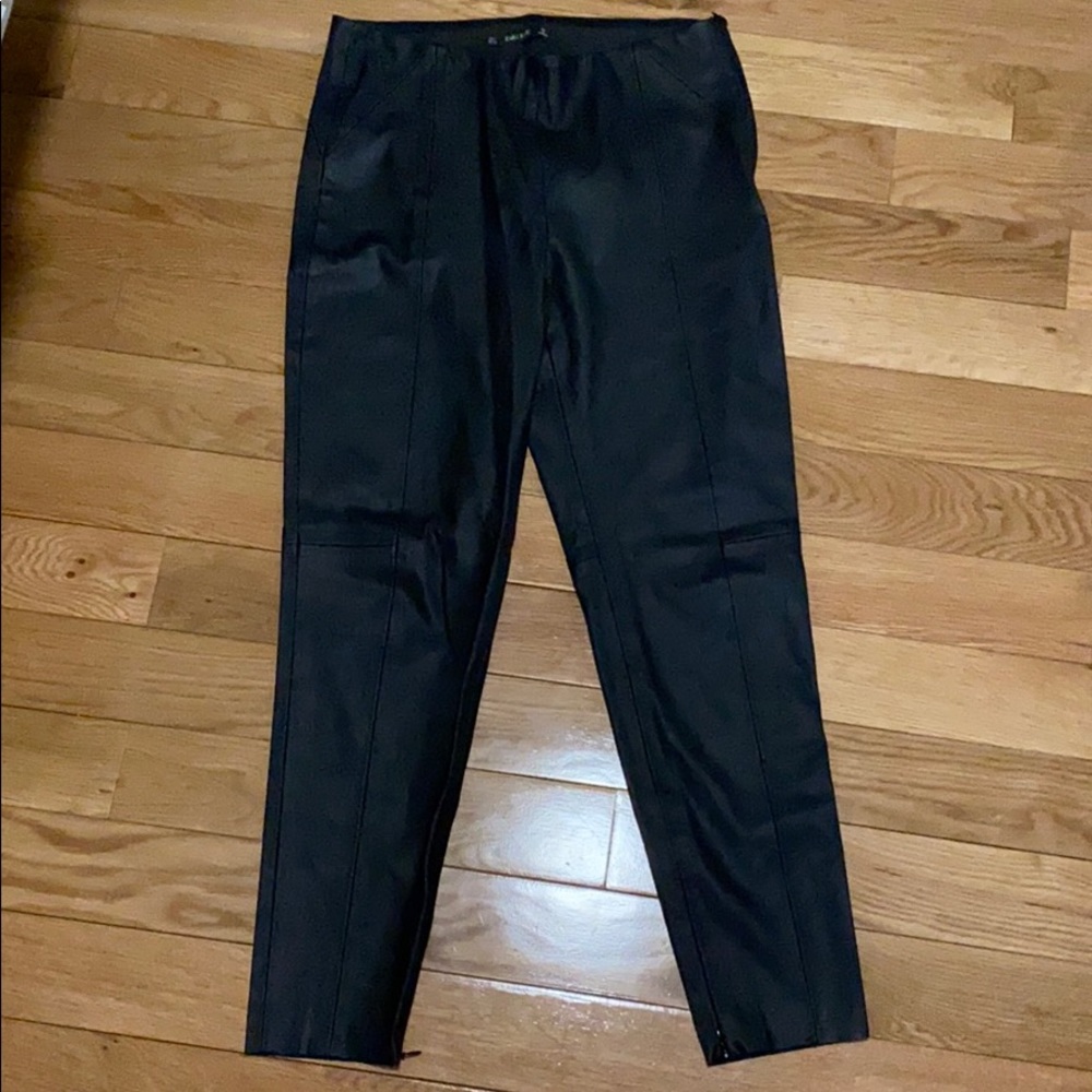 Zara faux leather pants